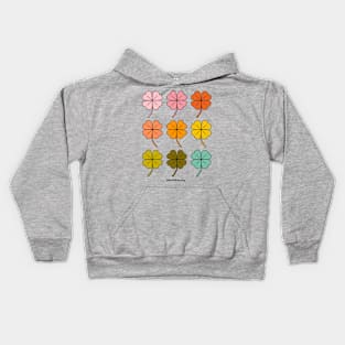 Rainbow Clover Kids Hoodie